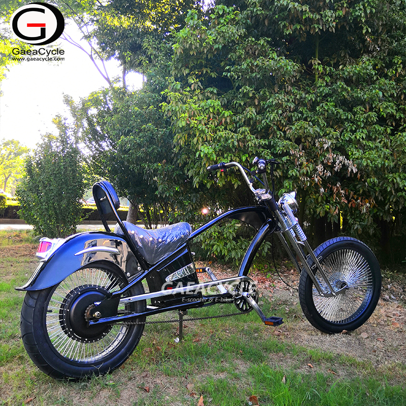 chopper fat tire electric bike