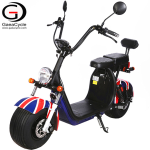 Double Battery 18*9.5 Fat Tire Electric Scooter With EEC