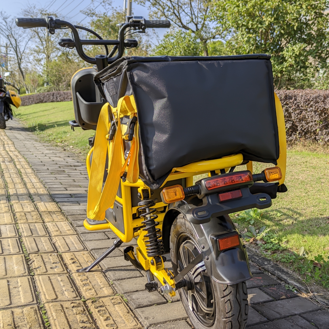 GaeaCycle XL04 Electric Scooter for Delivery 150km Long Range with Front and Rear Cargo Rack