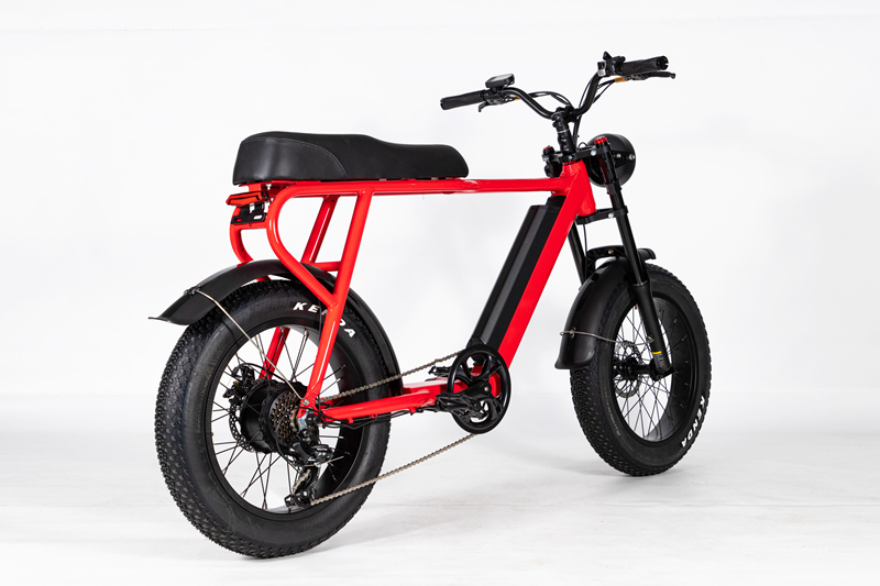 Electric Chopper Bike for Adults, 20*4.125 Fat Tires, Vintage Style Electric  Bikes, Electric Chopper Bicycle