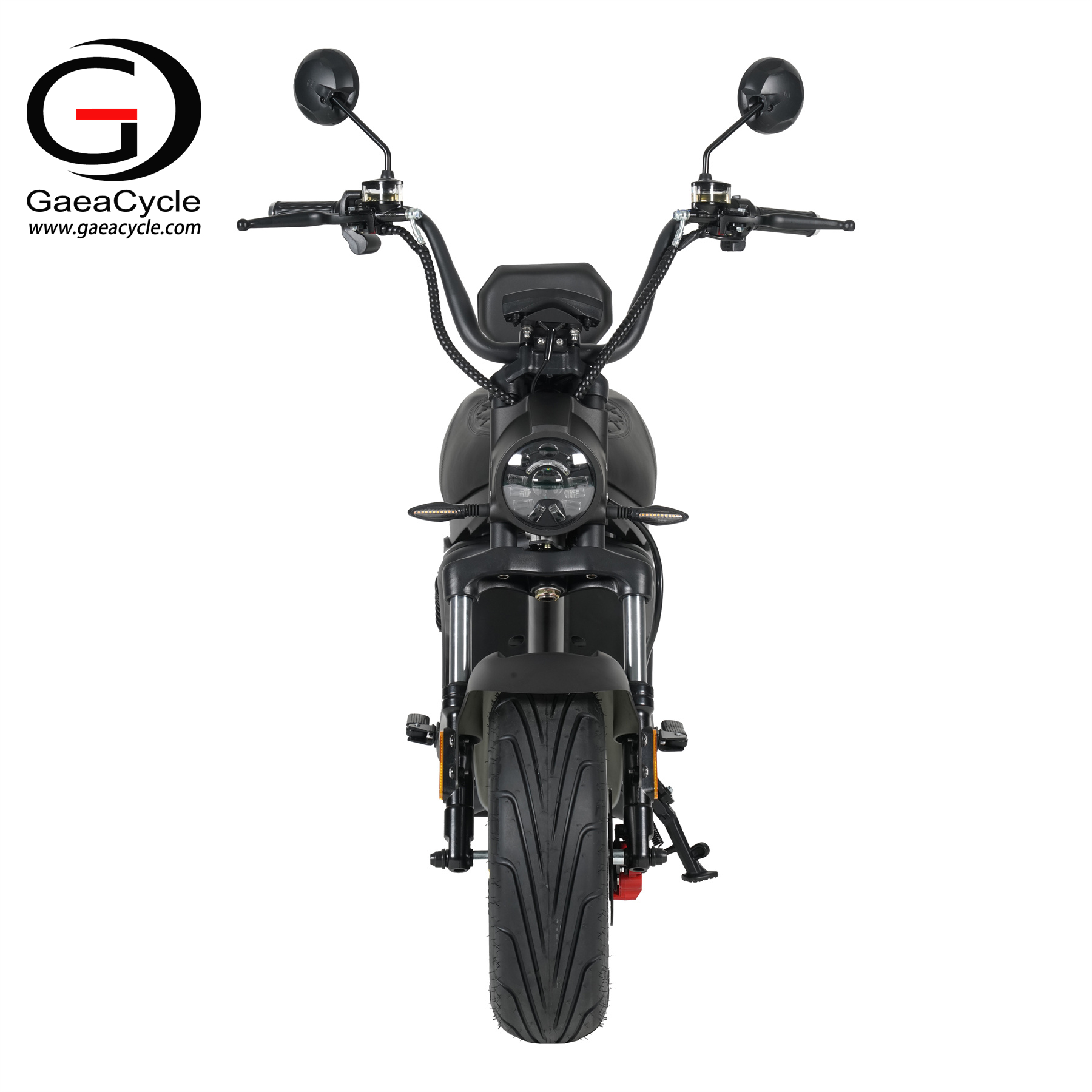 GaeaCycle M2 3000W 60V40AH 42 Mph 50+ Miles 12 Inch Fat Tire Electric Motorcycle Scooter