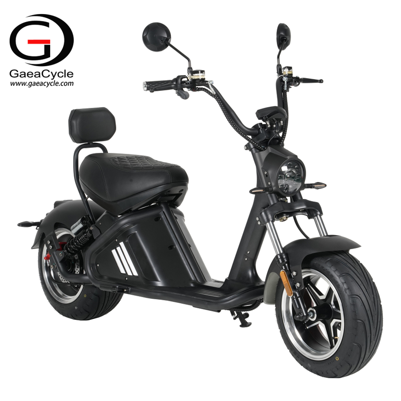 GaeaCycle M2 3000W 60V40AH 42 Mph 50+ Miles 12 Inch Fat Tire Electric Motorcycle Scooter