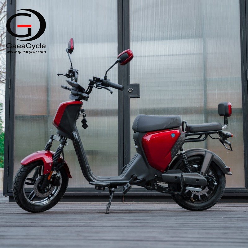 GaeaCycle JSC2 EEC Electric Moped Bike Scooter for Adult 500w 48v 20ah with Pedal Assistance